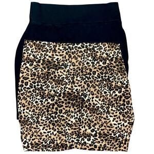Y2K Mini Skirts set of 2 Leopard/Black